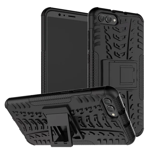 Для Huawei Honor V10 случае ТПУ &amp PC силиконовый двойной Панцири задняя крышка с
