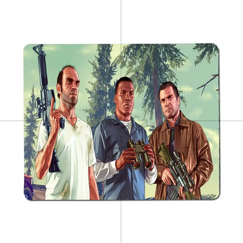 MaiYaCa игровой коврик для мыши с рисунком из GTA 5 Тревор Франклин Майкл сделай сам