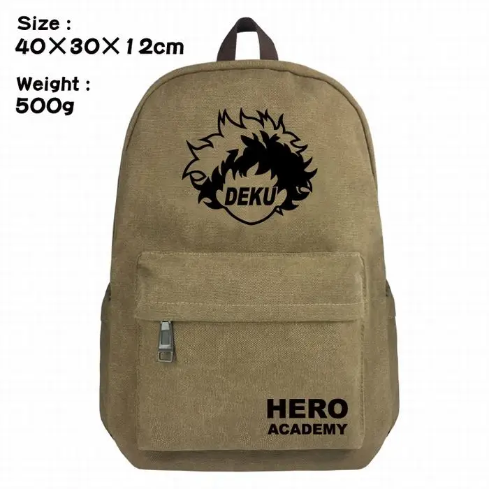 Рюкзак с героями аниме Моя геройская Академия Izuku Midoriya школьный рюкзак