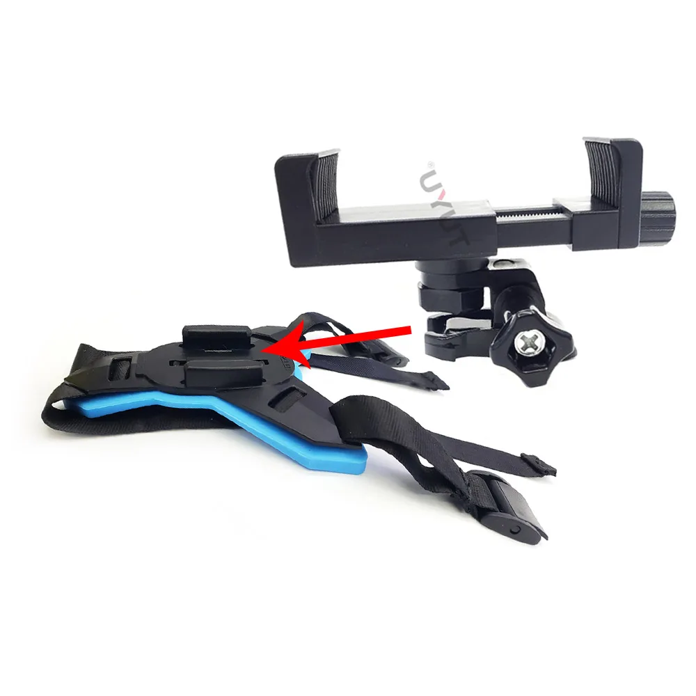 TUYU мотоциклетный шлем подбородок кронштейн адаптер для Gopro Hero 7 6 5 4 SJCAM Xiaomi Yi eken костюм для всех видов спорта экшн-камеры