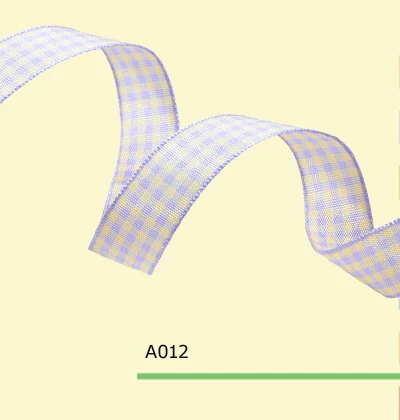 

1" Inch 25mm gingham ribbon