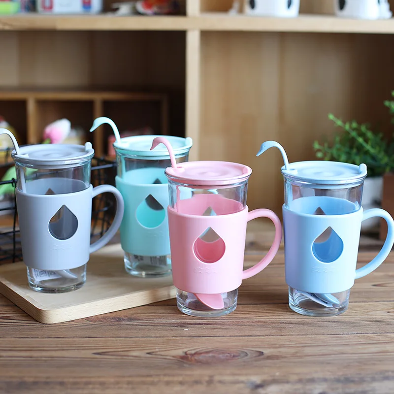 Креативная кружка для кофе с лебедем мультяшная пара Подарочная Студенческая