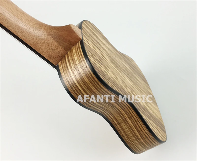 Afanti Music Zebrawood/17 дюймовое укулеле (DGA 214)|zebrawood|zebrawood ukulele |
