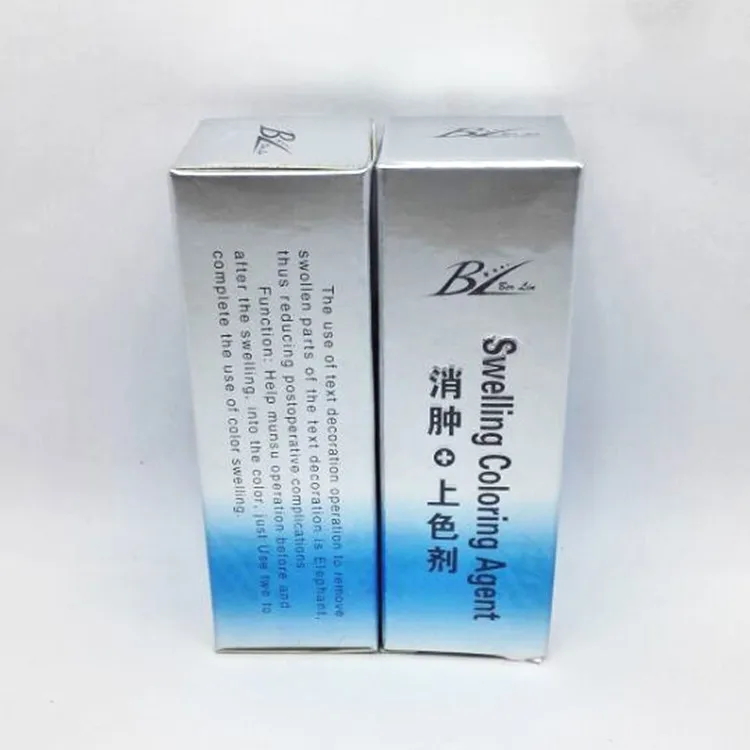 2 шт./лот Перманентный макияж средство для окрашивания бровей цветные тату