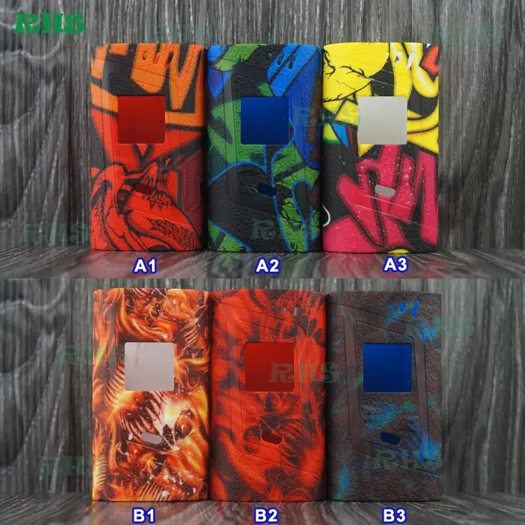 

Silicone cover skin sleeve for SMOK Alien Starter Kit 220W ALIEN Box MOD & 3ml TFV8 Baby Tank Smok Alien Kit 10pcs free shipping