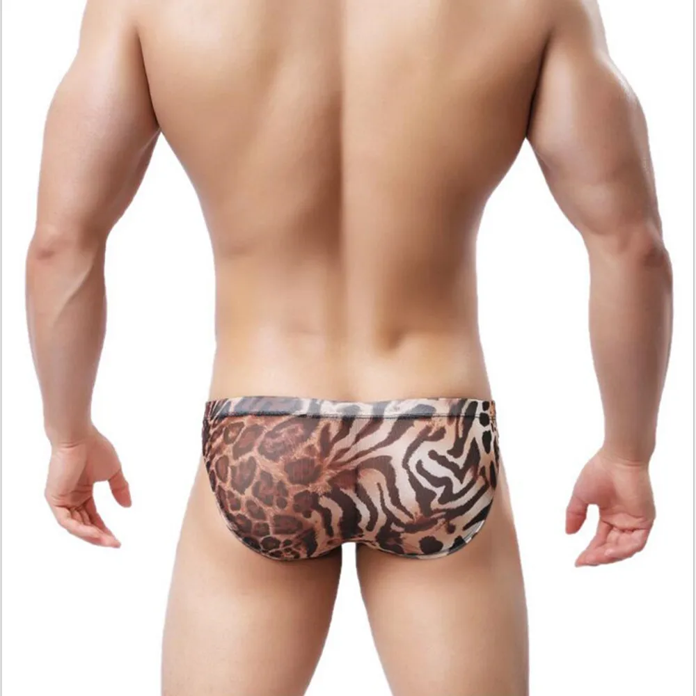 Для мужчин пикантные оболочка нижнее белье U выпуклый дизайн гладкий длинный