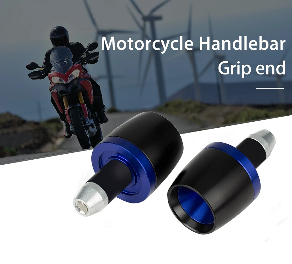 Ручка бар концы ручки универсальные для Honda DUCATI Yamaha Suzuki Kawasaki 7/" 22 мм мотоциклетные руль противовес вилка слайдер