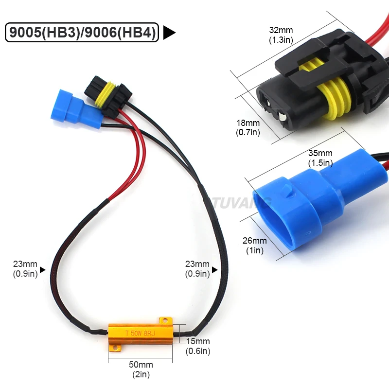 2x H1 H3 H4 H7 H8 9005 9006 светодиодные противотуманные фары DRL дальнего света Canbus 50 Вт