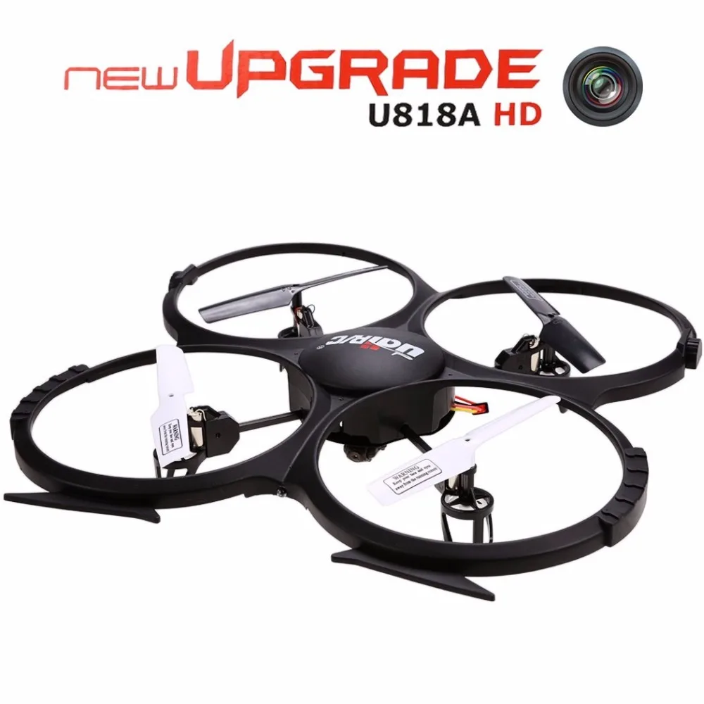 UDI U818A HD 2 4 GHz 4CH 6 осевой гироскоп Безголовый режим RC Quadcopter Drone w/HD 2MP камера