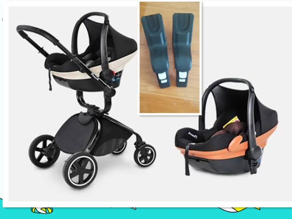 Горячая мама коляска 3 автокресла adparter разъемы костюм чехол carseat
