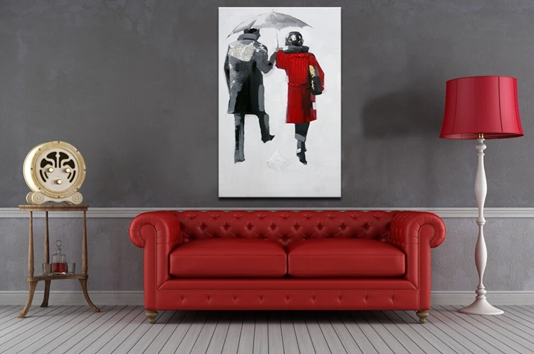 1 шт. абстрактная картина с зонтом для мужчин и женщин|pictures men|oil paintingpaintings on canvas |