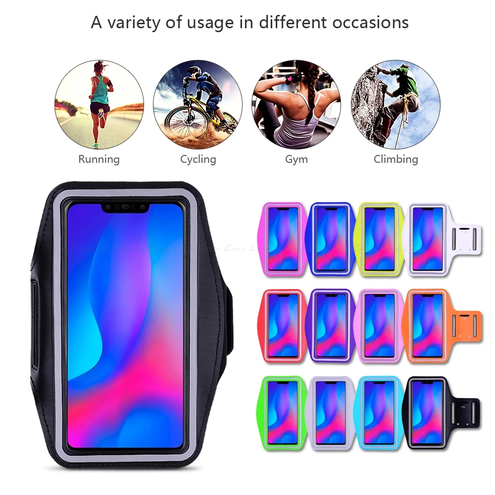 Спортивная сумка для телефона для бега и велоспорта, чехол для HuaWei Nova 5Z 5T 5 5i 4e 4 2 2S 2i 3 3i 3e Pro Lite Plus Smart Young Arm Band чехол