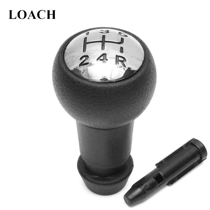 Скорость хромированный MT Шестерни рукоятка рычага переключения передач для PEUGEOT