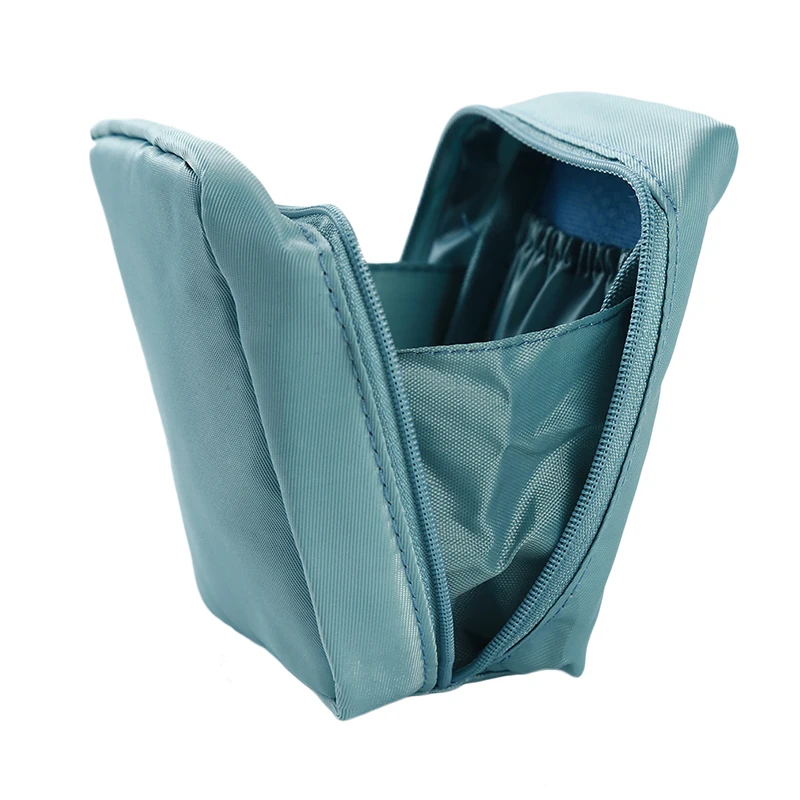 Женская косметичка мини Фламинго квадратная дорожная портативная маленькая