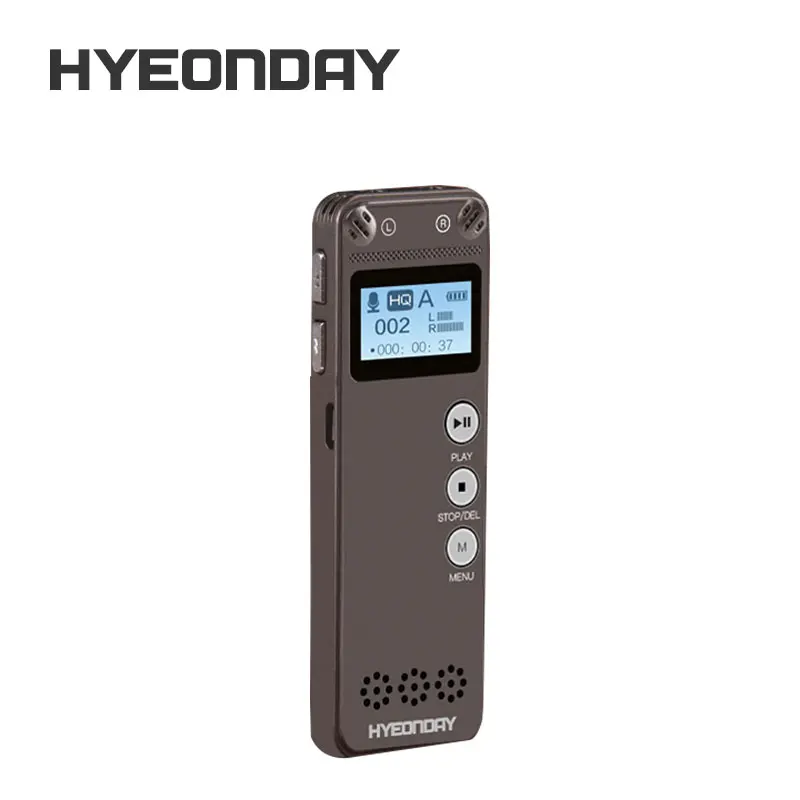 K35 Цифровые диктофоны hyeonday 8 ГБ Портативный Professional диктофон с MP3 плеер agc Шум