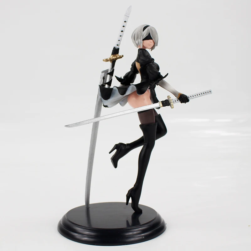 Аниме НИР: автоматы YoRHa № 2 Тип B 2B с меч игрушка Sexy Dolls ПВХ фигурка Коллекционная модель игрушки для подарка
