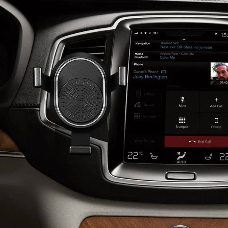 Гравитационный Автомобильный держатель для телефона беспроводное зарядное