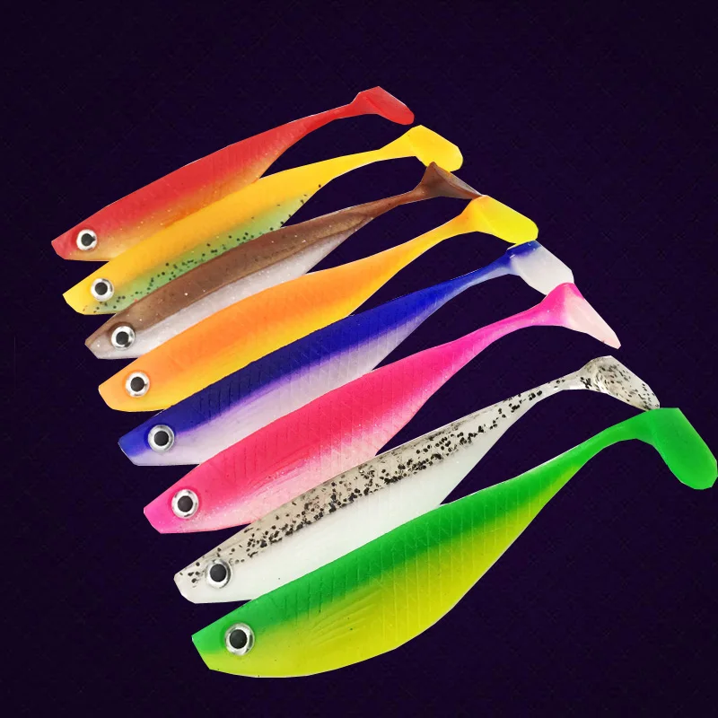 2 шт./лот 13 г/13 8 см ручной работы Мягкая приманка для рыбы 4D глаза рыболовная