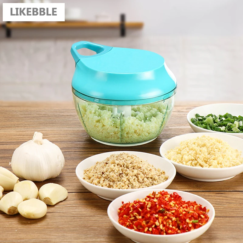 Ручной измельчитель для фруктов и овощей ручной Потяните нож льда мельница лука