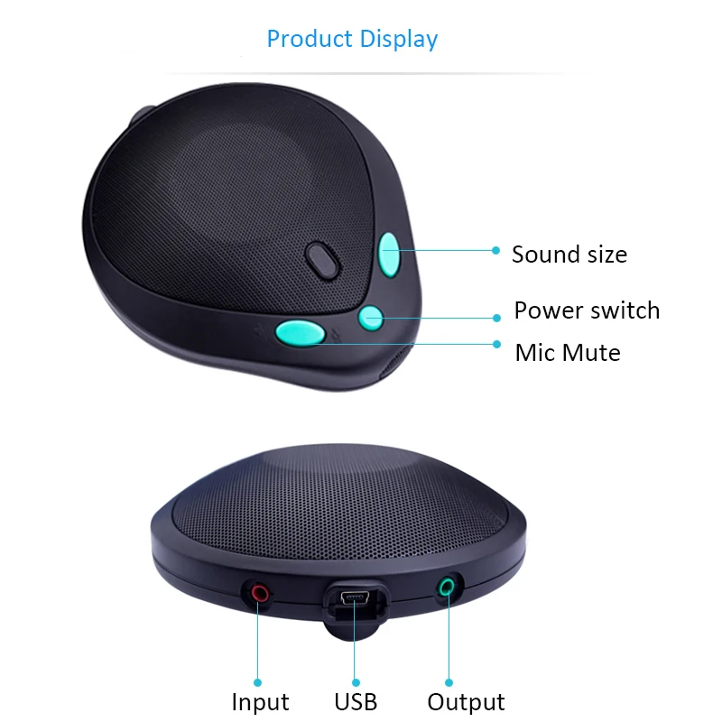 TONGVEO AQ2 видео конференции USB Mircophone динамик радио Mikrofon поддерживает QQ SKYPE Youtube