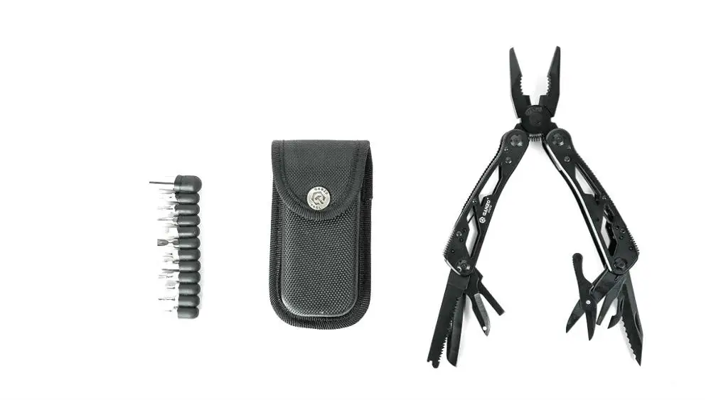 Plier without box Ganzo G202B многофункциональные ножевые плоскогубцы, плоскогубцы с иглой, инструмент для повседневного использования, многофункциональные складные плоскогубцы, отвертка, биты, мини-ножницы, Мультитулы - Цвет: Plier without box