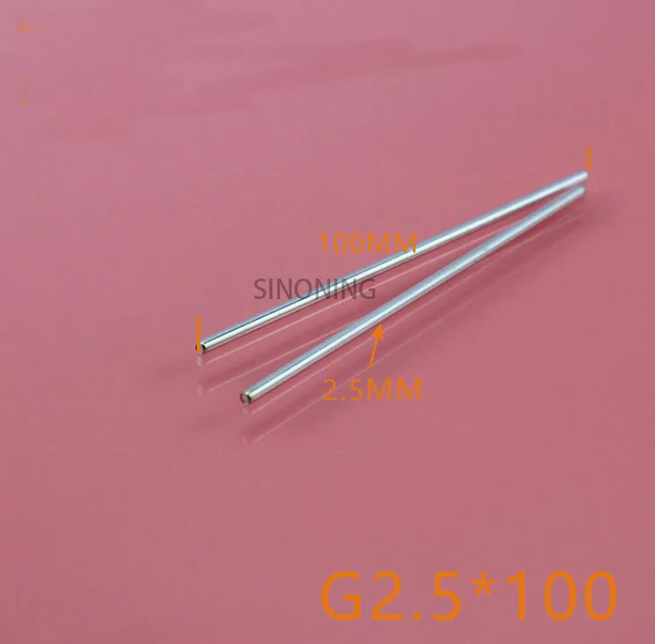 

10pieces 2.5 * 100mm metal diy car shaft axle drive shaft axis for 2.5mm hole wheel diy SN96