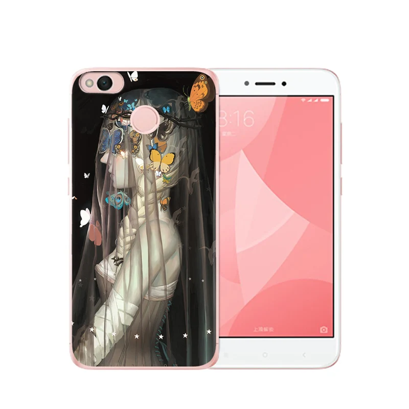 For Xiaomi Redmi 3S Pro 4X 4A 5A 5 Plus Note 3 4 6 6A Mi A1 5X A2 6X Cover phone Marvel Hero Owl rick morty Butterfly cat case |