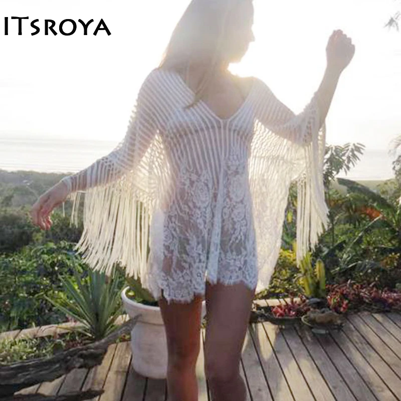 Itsroya 2018 абсолютно новый длинный с кисточками удобный женский пляжный сексуальный