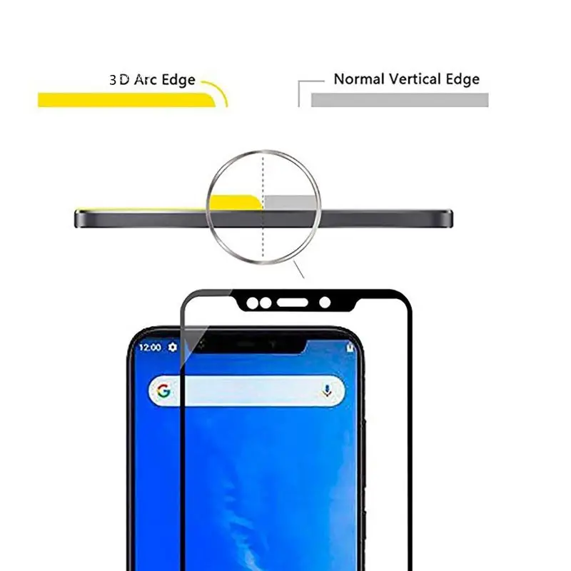 Закаленное стекло с полным покрытием для Motorola Moto P30 защитная пленка экрана |