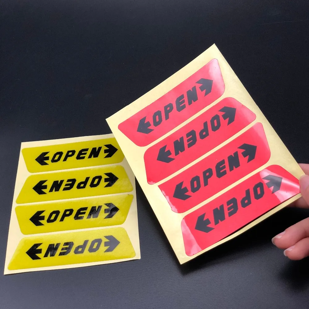 Открыто на автомобильную дверь Предупреждение Стикеры чехол для Suzuki SX4 SWIFT Alto Liane