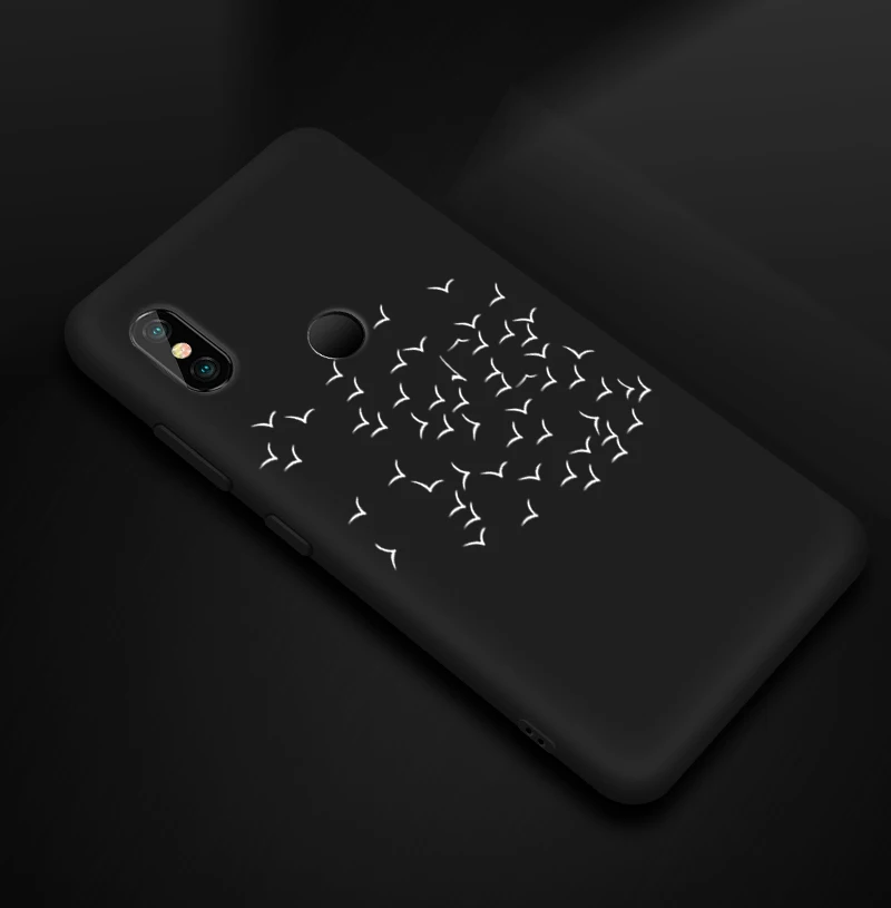 04 Для Xiaomi Redmi Note 4 4X7 6 Pro 4A 4X S2 тонкий мягкий ТПУ Матовый яркий цвет разноцветная задняя крышка Funda для Xiaomi Mi A2 Lite чехол - Цвет: 04