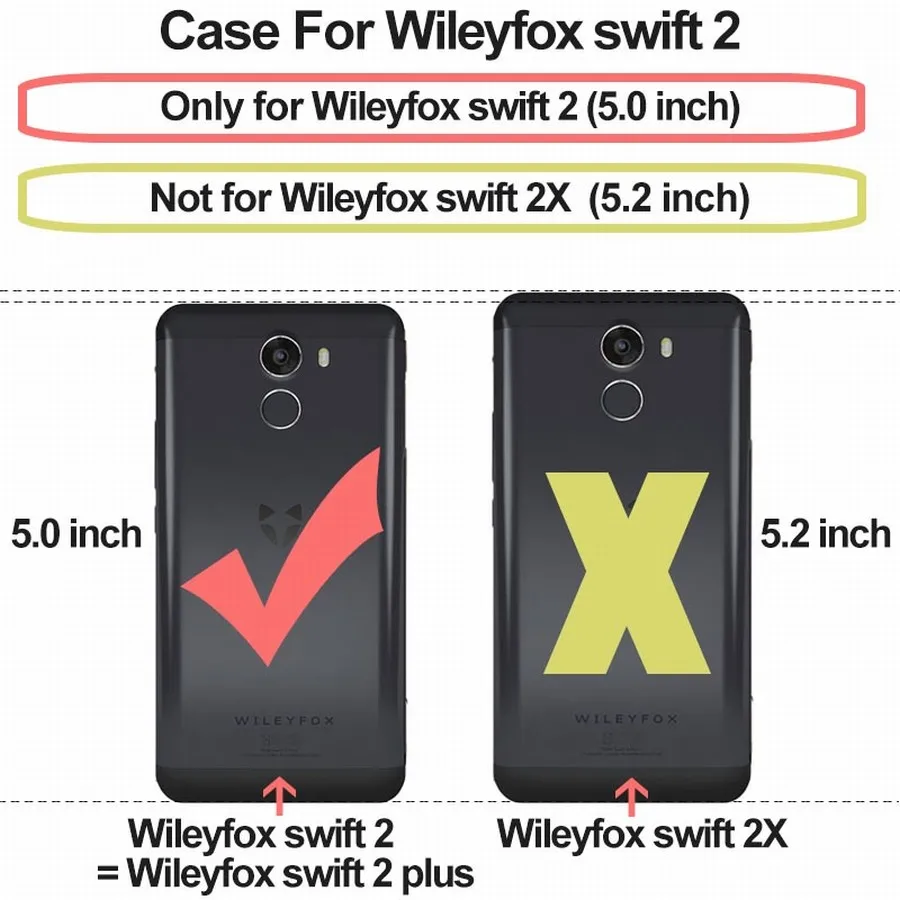 Модные силиконовые чехлы для телефонов Wileyfox Swift 2 (5 0 дюйма) цветной чехол Гибкая