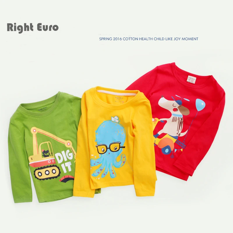 Male female child long-sleeve T-shirt 2017 spring and autumn children's clothing baby basic shirt top u168 | Детская одежда и