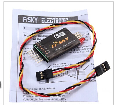 Датчик напряжения Frsky FLVSS Lipo Улучшенный Дисплей для двухсторонней системы