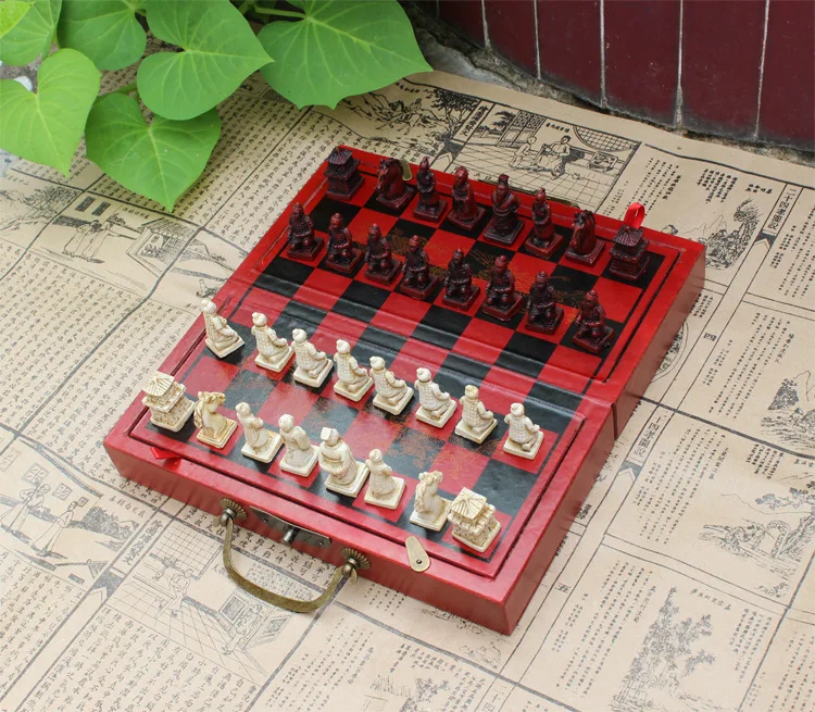 Профессиональная Международная шахматная игра Версия деревянные шахматы