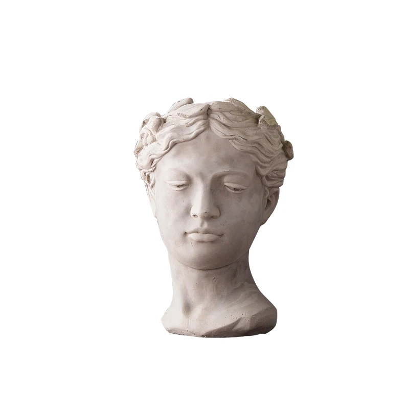 4 цвета человеческое лицо фарфоровая ваза для цветов фигурки керамические