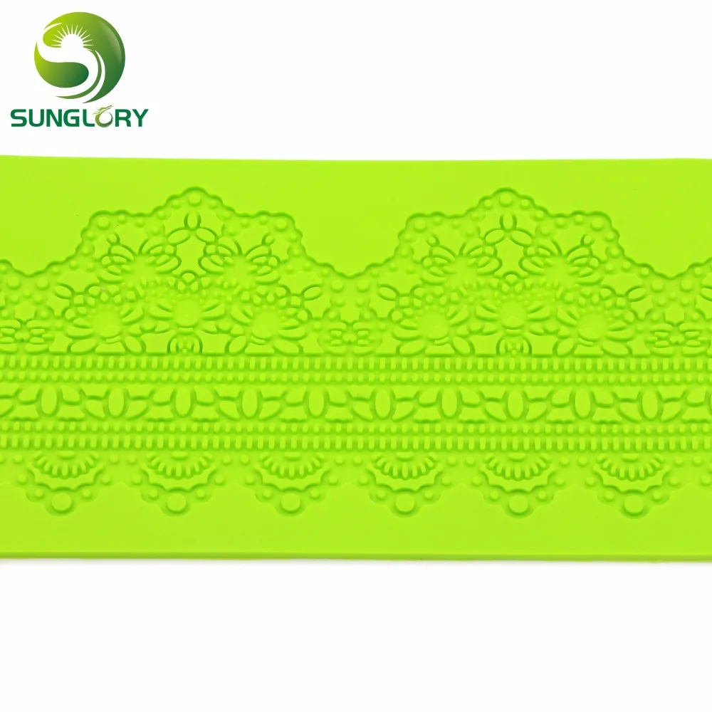 Декоративная силиконовая кружевная форма для кухонных цветов силиконовый