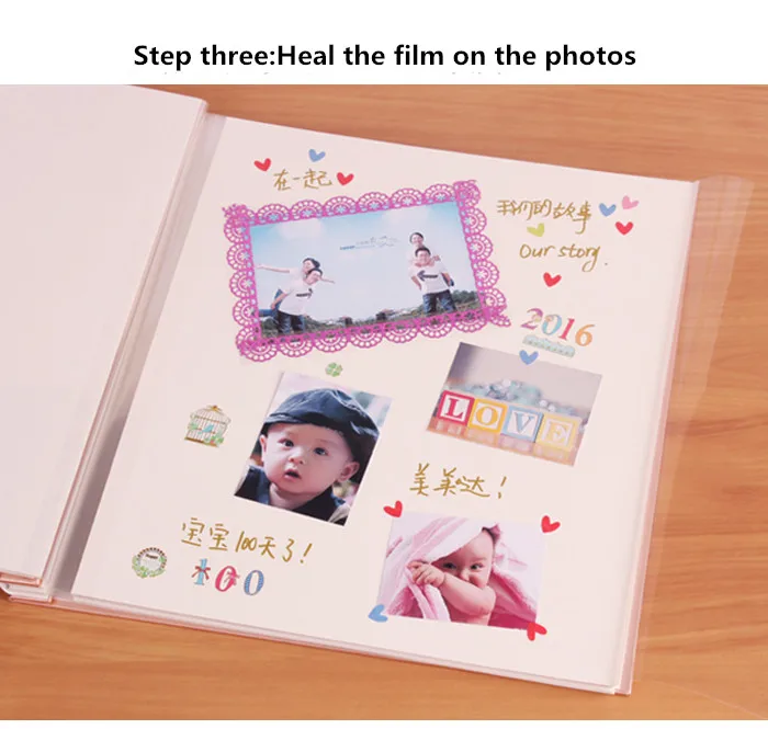 Красивый DIY Фотоальбом 7 стилей для семьи, детский Свадебный фотоальбом, белые или черные листы, креативный подарок