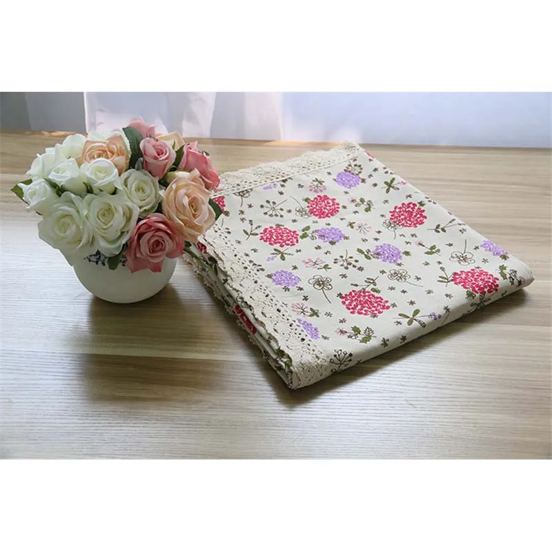 Корея белье хлопка кружева скатерти прямоугольные цветочный скатерть свежий