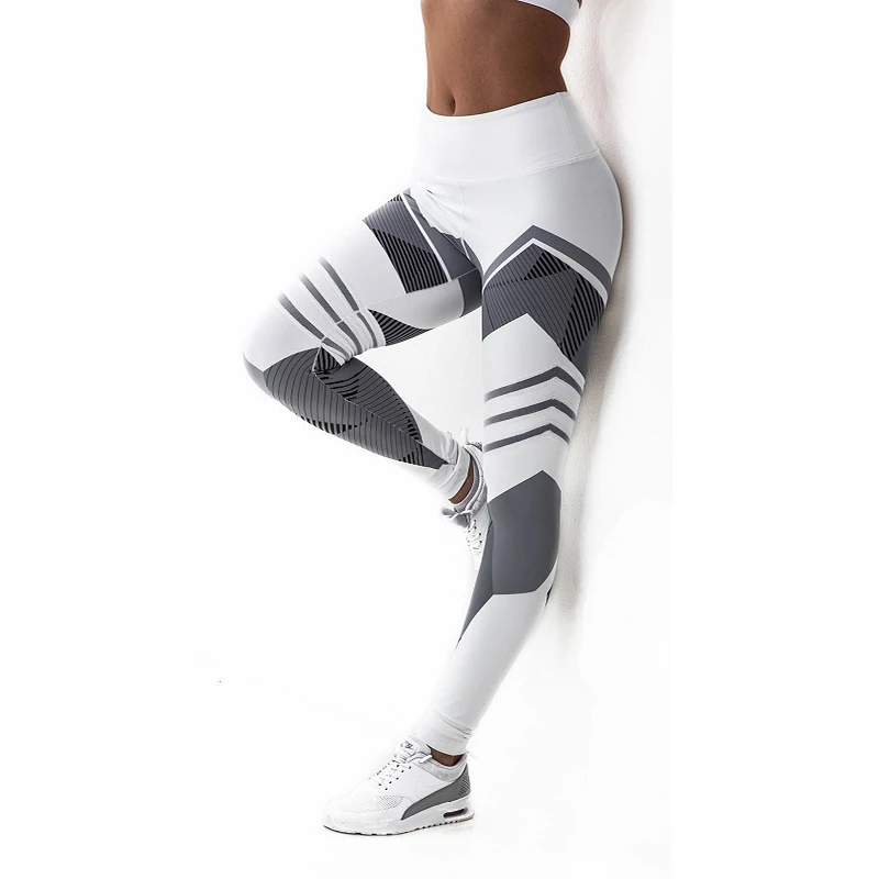 2018 осень лето мода Высокая Талия Леггинсы Для женщин сексуальный пуш-ап хип брюки