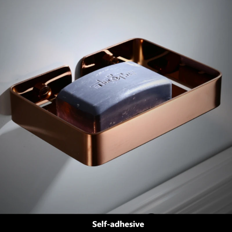 Hongdec Wall Mount Bathroom Accessories Stainless Steel Soap Dish Holder No Drilling Required | Обустройство дома