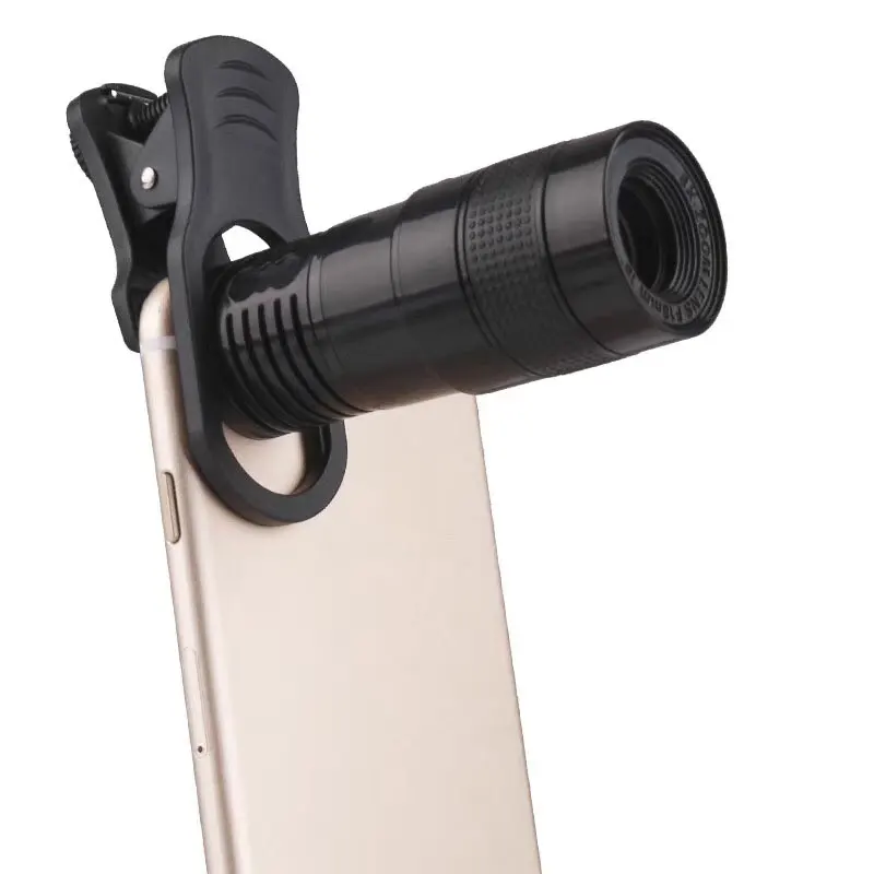 8X telephoto only Универсальный оптический телескоп с 8-кратным зумом портативный телеобъектив для мобильного телефона для Iphone X XR XS Max 8 7 samsung huawei - Цвет: 8X telephoto only