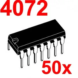 

( 50 pcs/lot ) 4072 CMOS Logic IC, DIP Package