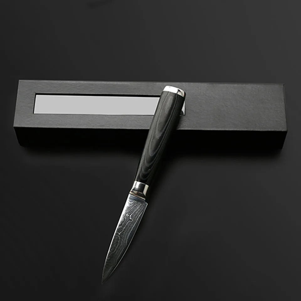 Дамасские Ножи марки FINDKING нож для чистки овощей 3 5 дюйма кухонные ножи из