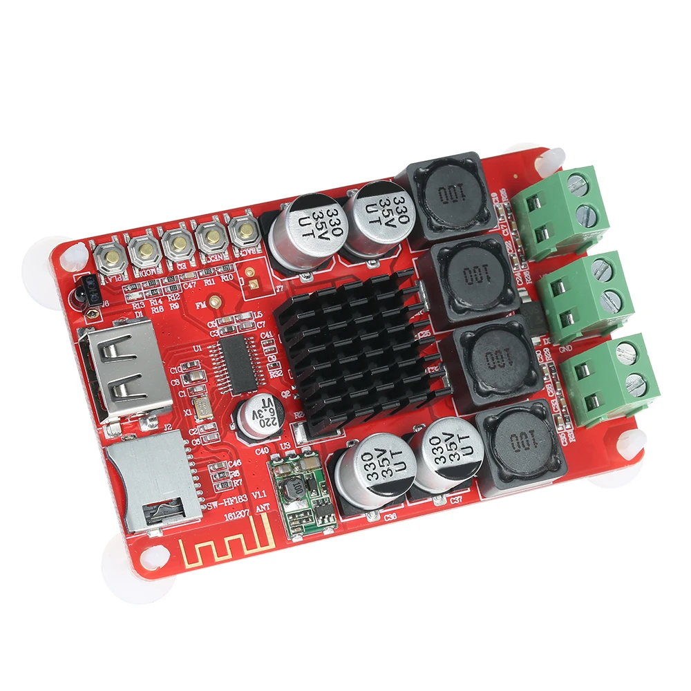 TPA3116 2*50 Вт Беспроводная плата аудиоприемника Bluetooth 4 0 модуль стереоусилителя
