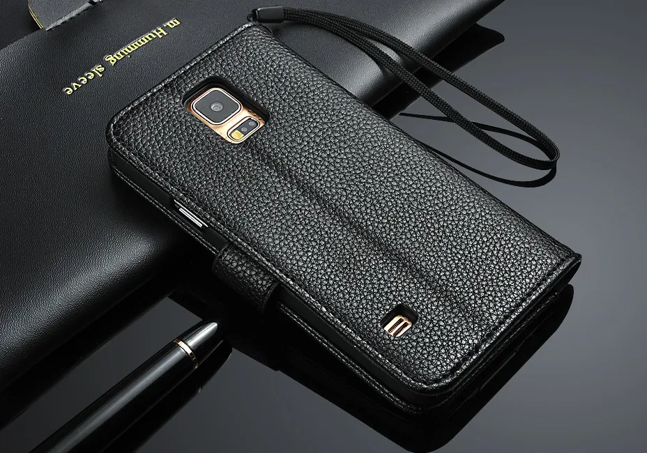 Роскошный кожаный чехол-книжка для samsung Galaxy S5 Neo SM-G903F/S5 G900F GT-I9600, Классический роскошный чехол-накладка