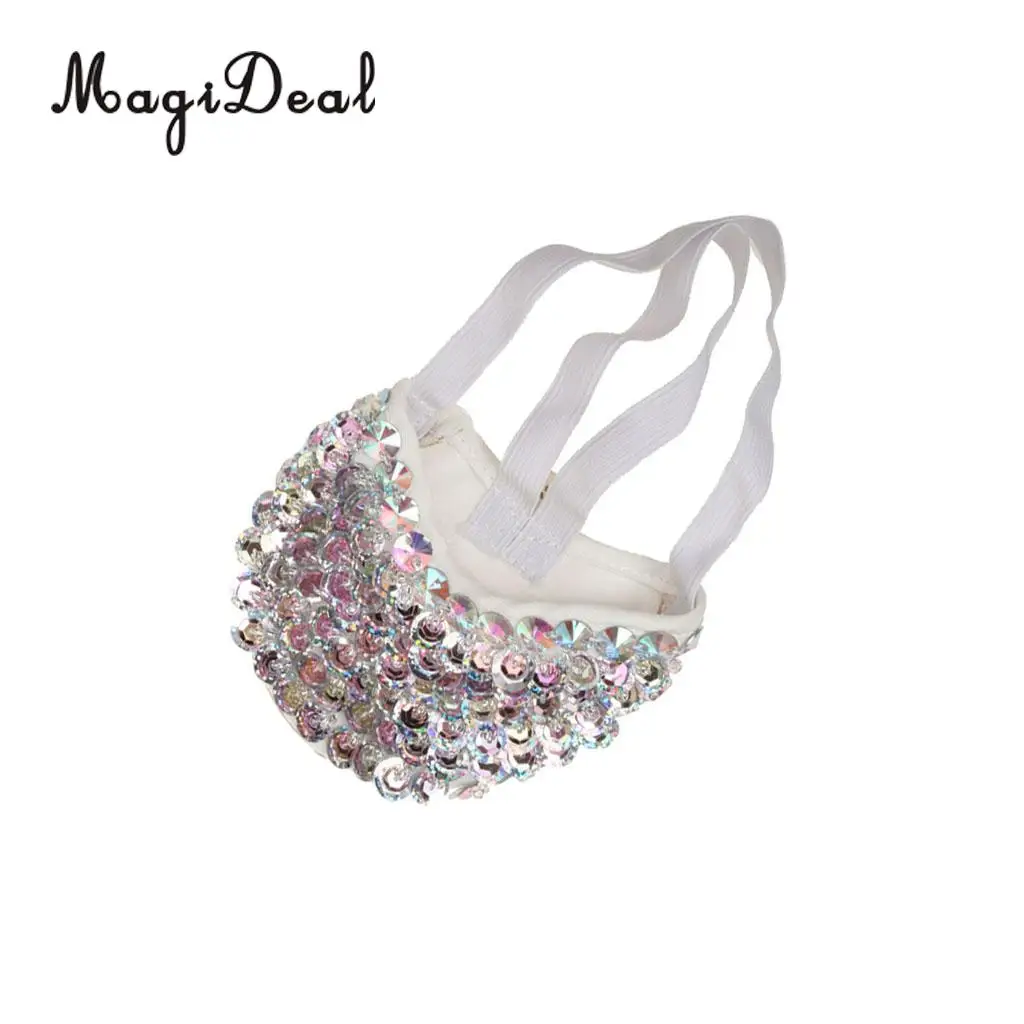 Женские Балетные туфли MagiDeal мягкие блестящие танцевальные туфли-пуанты с