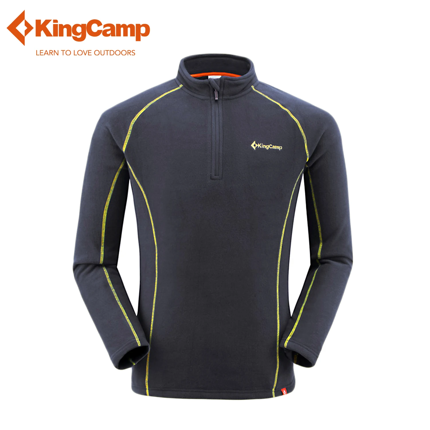 Dark Gray KingCamp Мужская зимняя флисовая куртка для улицы, мягкий свитер, мужское утепленное Спортивное флисовое пальто для кемпинга, пешего туризма - Цвет: Dark Gray