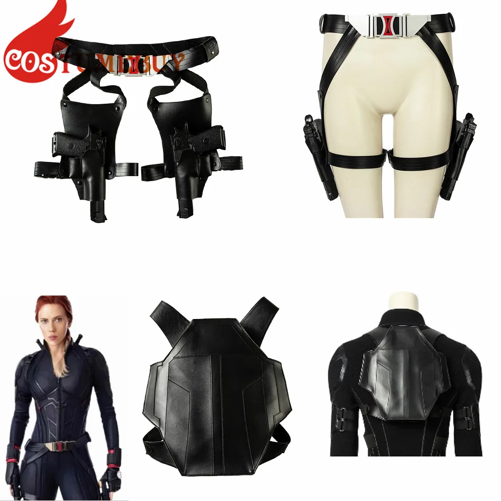 CostumeBuy Мстители: Endgame Black Widow пояс для косплея с пистолетной сумкой задние ремни аксессуары Мстители 4 Black Widow реквизит L920