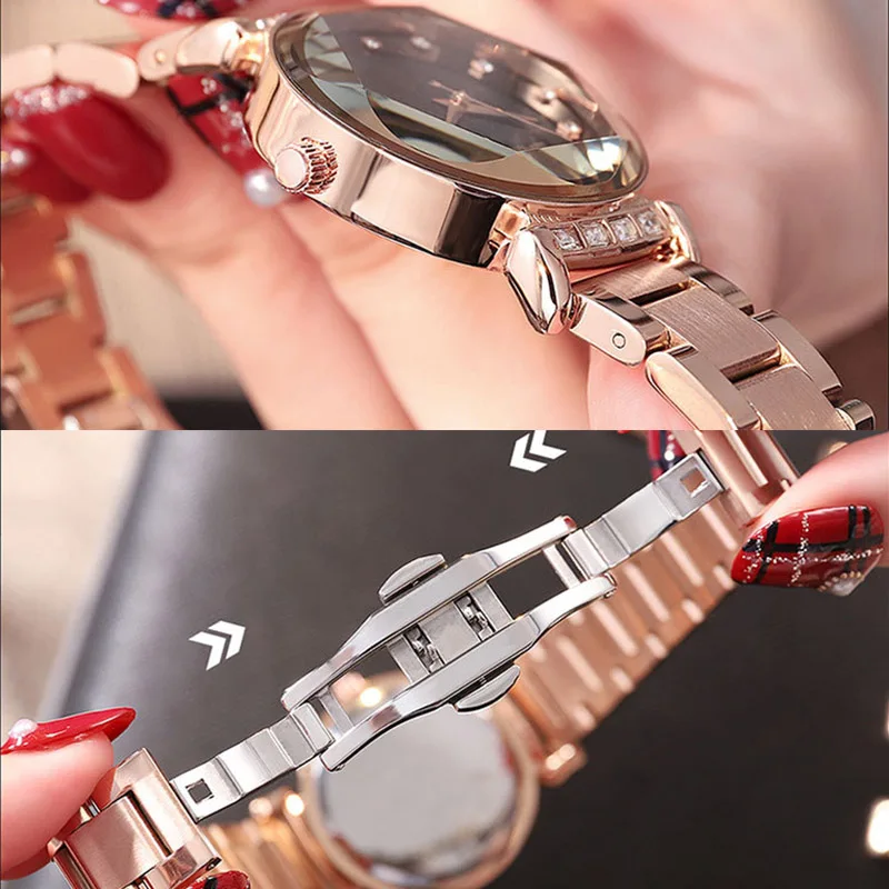 

2018 Woman's Watch Women Casual Ladies Quartz Wristwatch Luxury High Quality Stainless Steel Women's Watches Relogio Masculino